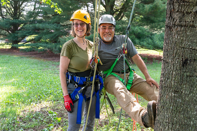 Canopy Connection participants posing with instructor
