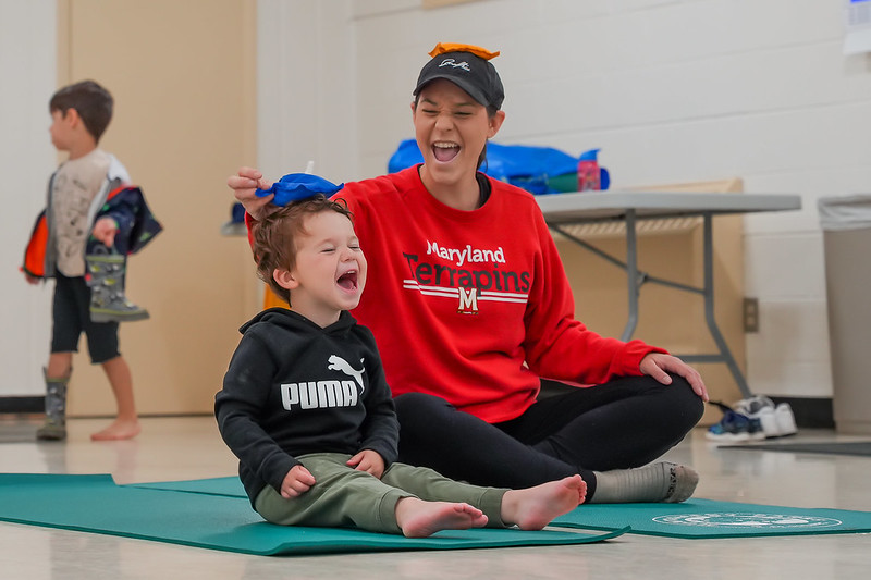Toddler and You Yoga fun