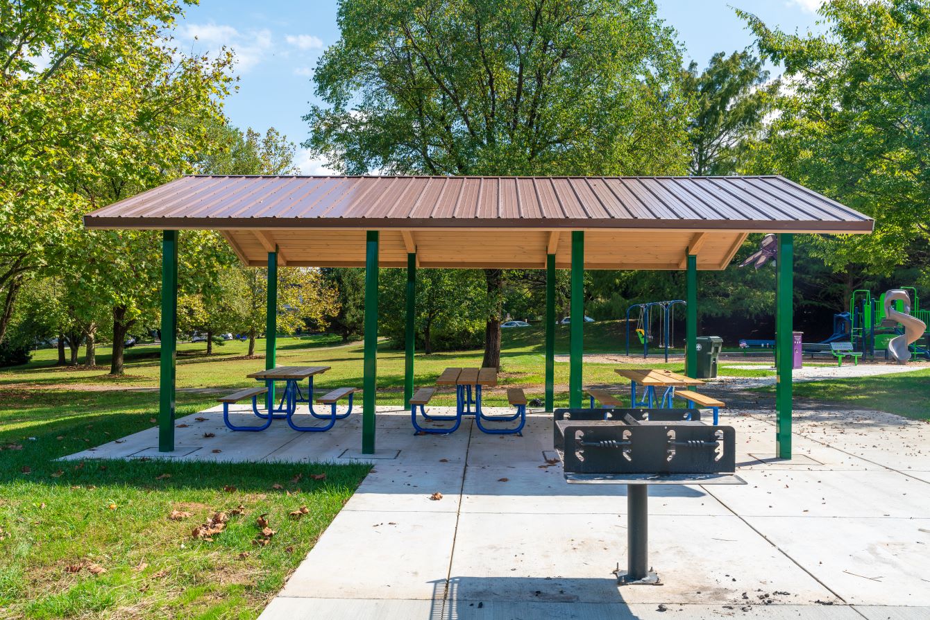 Centerway Local Park picnic shelter