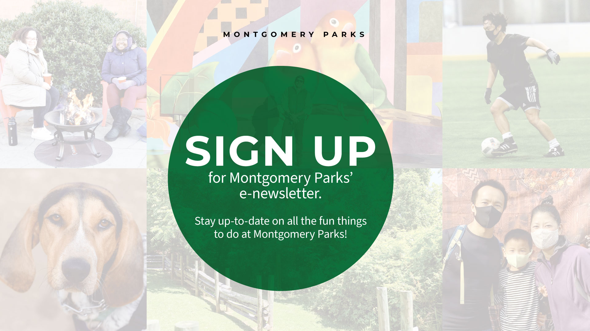 sign up for Montgomery parks newsletter