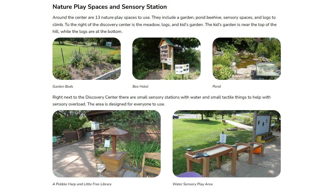 Text and images from Black Hill Discovery Center Social Narrative