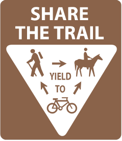 share the trail logo